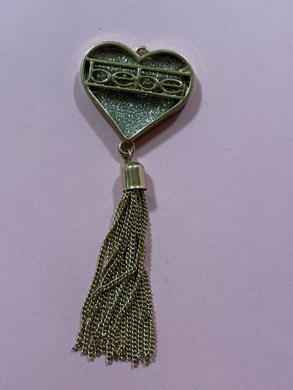 Bebe Gold Tone Pendant #9668